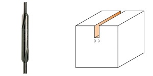 Tätningslistfräs d3 i8 l60 s6