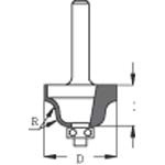 Kantprofilf. m kull r4 d25,4