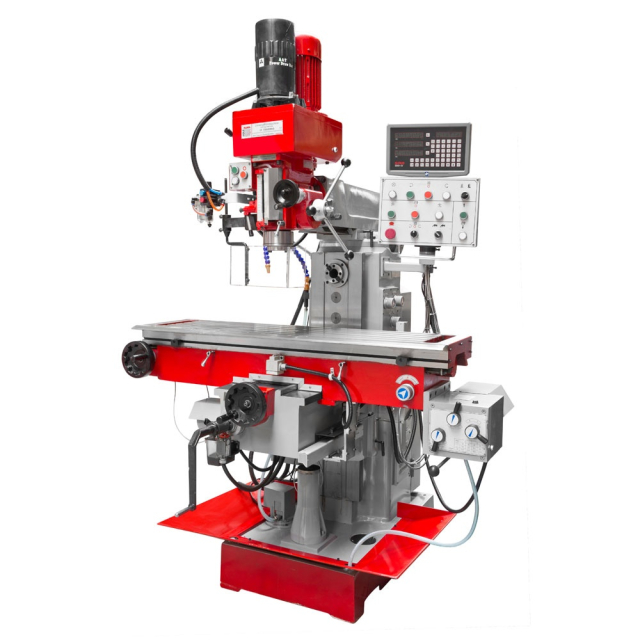 Bäddfräsmaskin Universal Industriell DRO 3-axlad fräsmaskin och borrmaskin modell BF1000DDRO