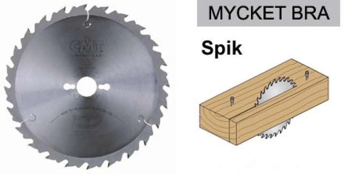 Byggsågklinga d250 z16 d30 i gruppen Maskiner / Snickerimaskiner / Övriga maskiner / Sågklingor hos Kristers Möbler Maskin AB (14501)