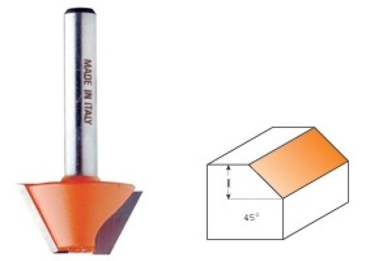 Fasfräs d24 g15 i14 l46 s6 i gruppen Maskiner / Metallmaskiner / Slipmaskiner / Övrigt hos Kristers Möbler Maskin AB (14976)