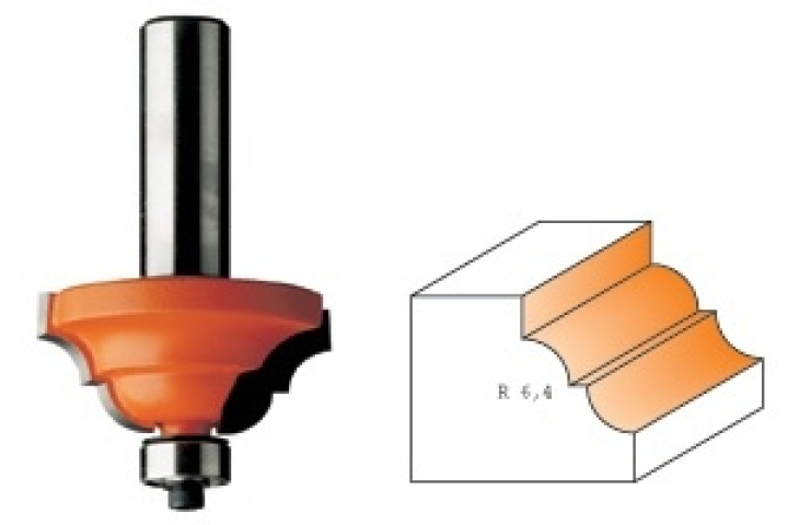 Profilfräs d33,4 r4 s6 i gruppen Maskiner / Metallmaskiner / Slipmaskiner / Övrigt hos Kristers Möbler Maskin AB (15086)