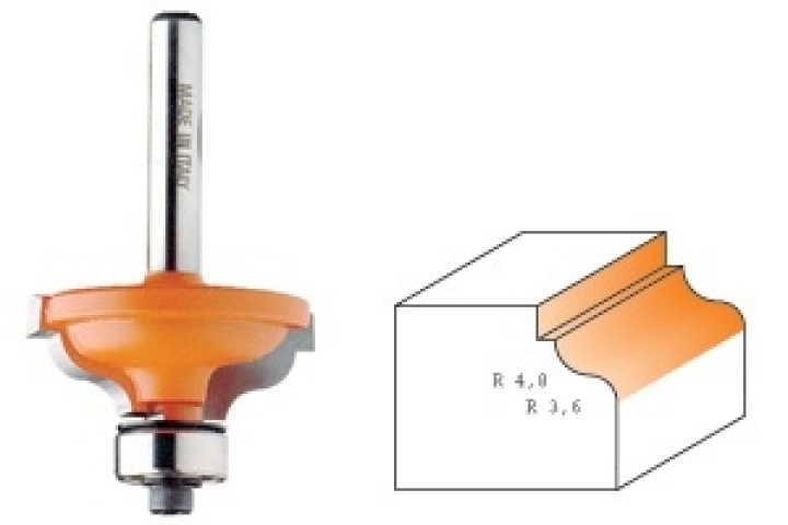 Profilfräs d34,2 r4,8/3,6 s6 i gruppen Maskiner / Metallmaskiner / Slipmaskiner / Övrigt hos Kristers Möbler Maskin AB (15096)