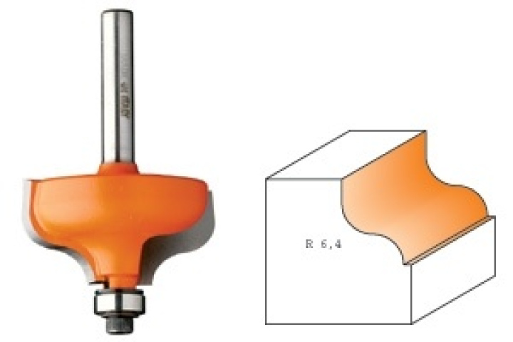 Profilfräs d28,7 r4 s6 i gruppen Maskiner / Metallmaskiner / Slipmaskiner / Övrigt hos Kristers Möbler Maskin AB (15115)