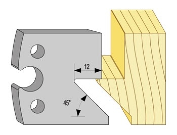 Faspanelstål 45 grader i gruppen Maskiner / Metallmaskiner / Slipmaskiner / Övrigt hos Kristers Möbler Maskin AB (15836)