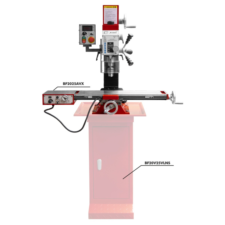 Matningsenhet modell BF2025AVX till Bäddfräsmaskin Universal fräsmaskin borrmaskin i gruppen Maskiner / Metallmaskiner / Borrmaskiner hos Kristers Möbler Maskin AB (33456)