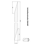 Slipband mått 2830x102 Korn 100 för trä modell SBZS640PK100