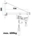 Svängarm modell SA600750