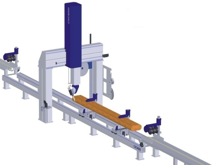 CNC-8000 träbearbetning för konstruktionsvirke i gruppen Maskiner / Snickerimaskiner / CNC-maskiner hos Kristers Möbler Maskin AB (4312)